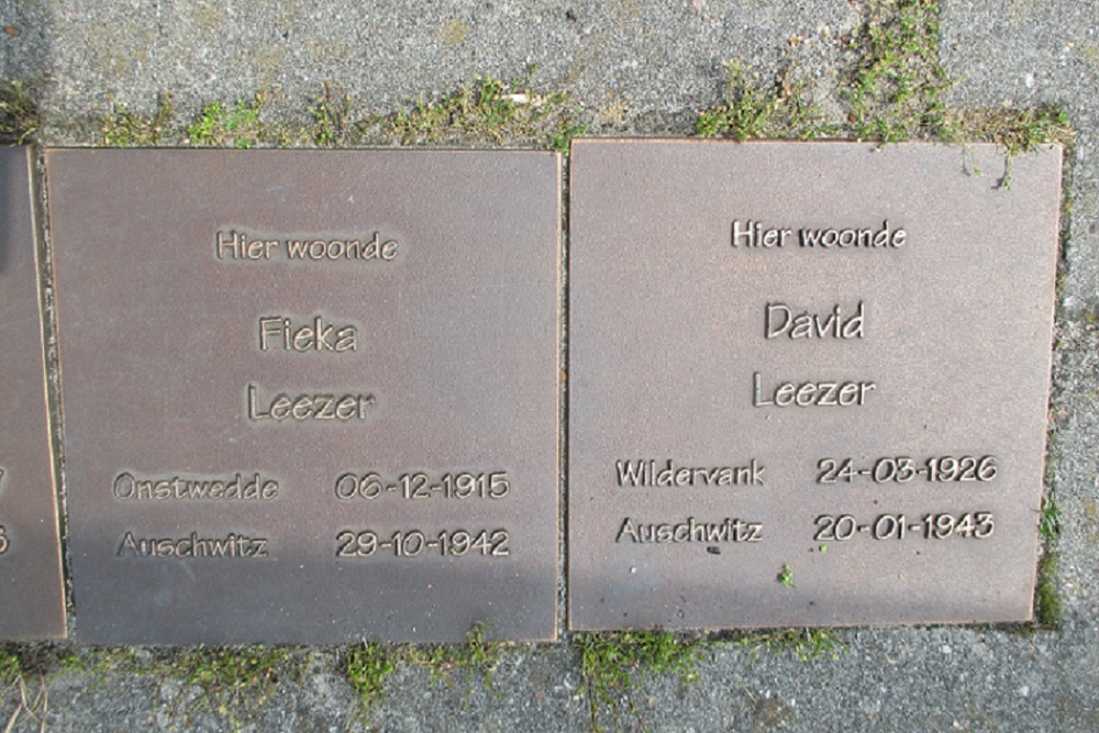 Memorial Stones Boven Westerdiep 263 #3