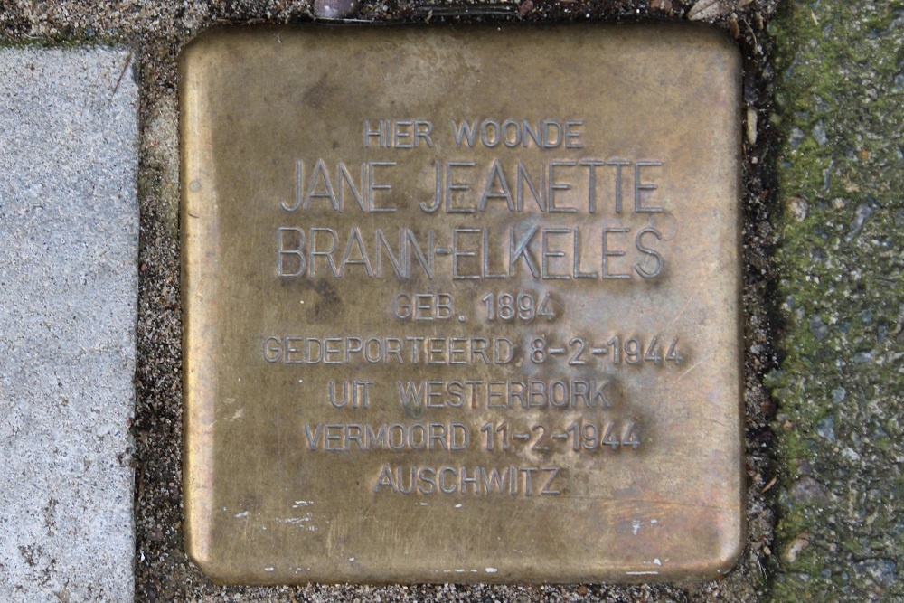 Stolperstein Nicolaas Maesstraat 97