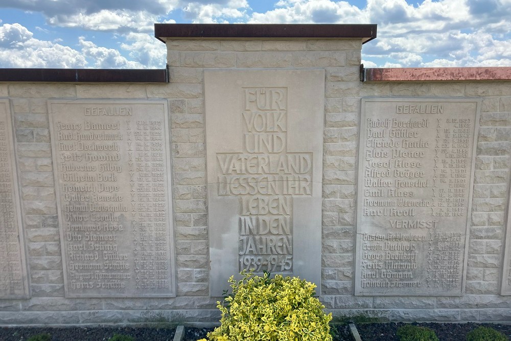 German War Memorial Second World War Dielmissen #3
