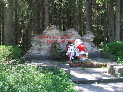 Grave Unknown Russian Soldier Zelenogorsk