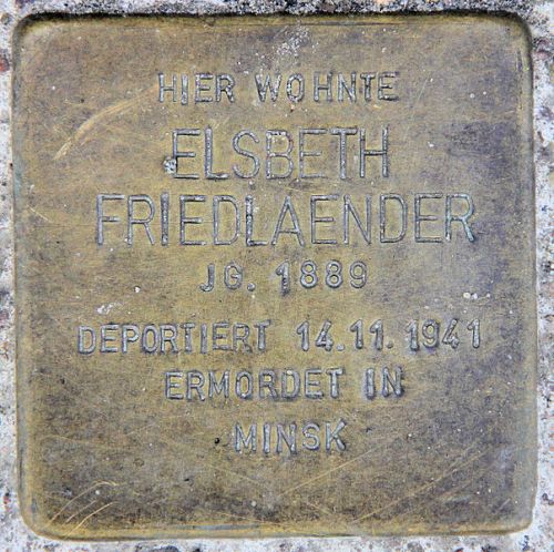 Stolpersteine Carmerstraße 10 #2