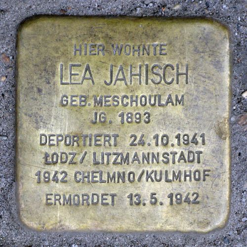 Stumbling Stones Ohmstraße 1 #2