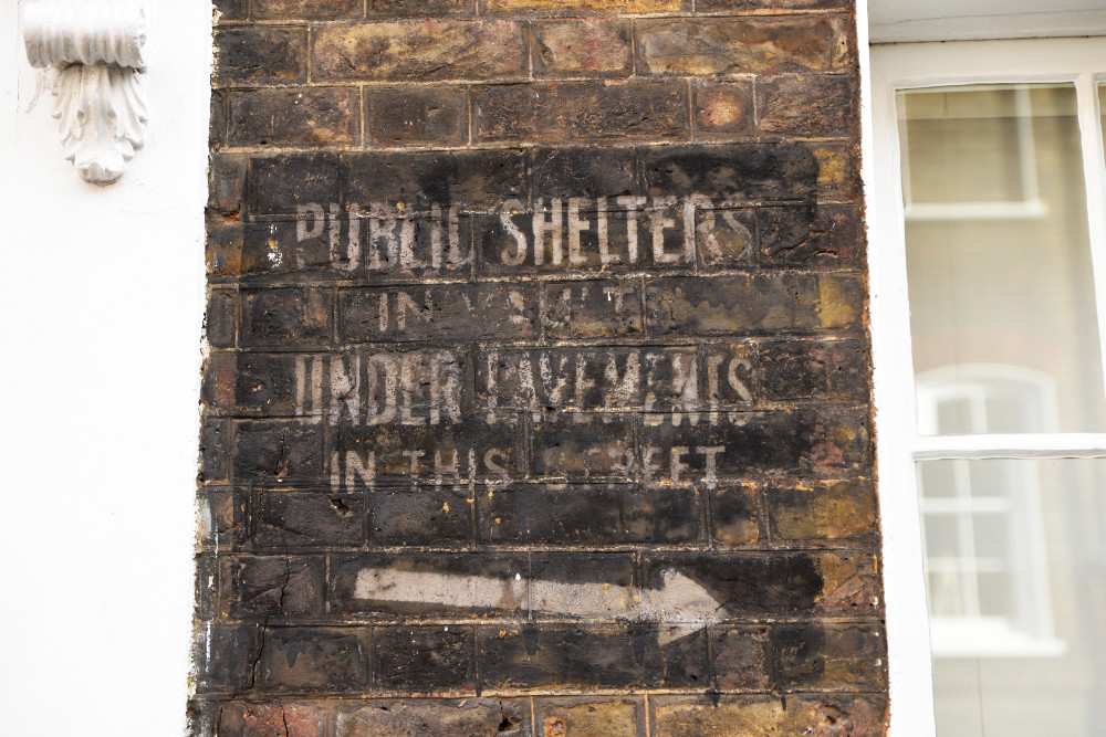 Signs Air Raid Shelters Westminster #1