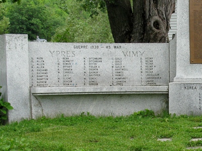 War Memorial North Hatley #2