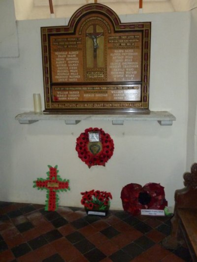 War Memorial St Peter and St Paul Church