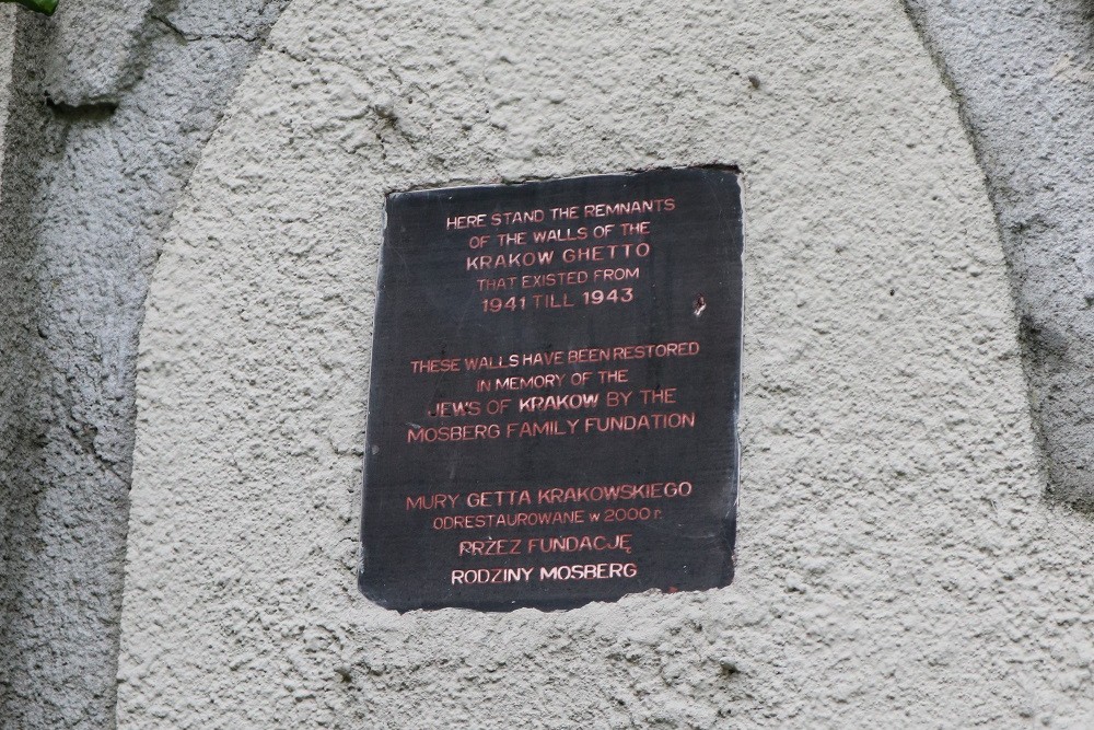 Replica Wall Jewish Ghetto Cracow #3