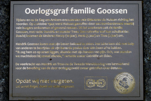 Oorlogsgraf Familie Goossen #4