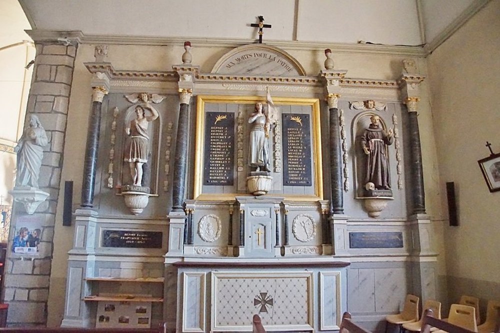 War Memorial Missiriac Church #1