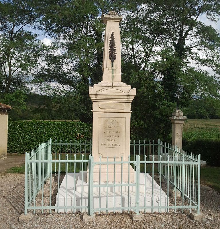 Monument Eerste Wereldoorlog Orbessan