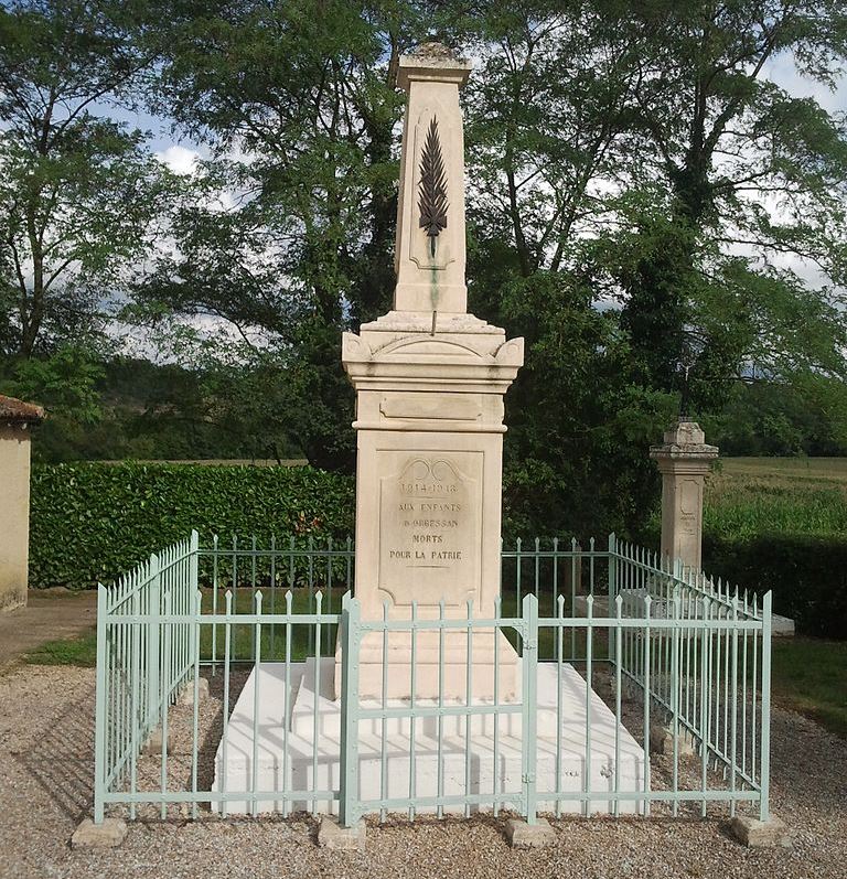 World War I Memorial Orbessan