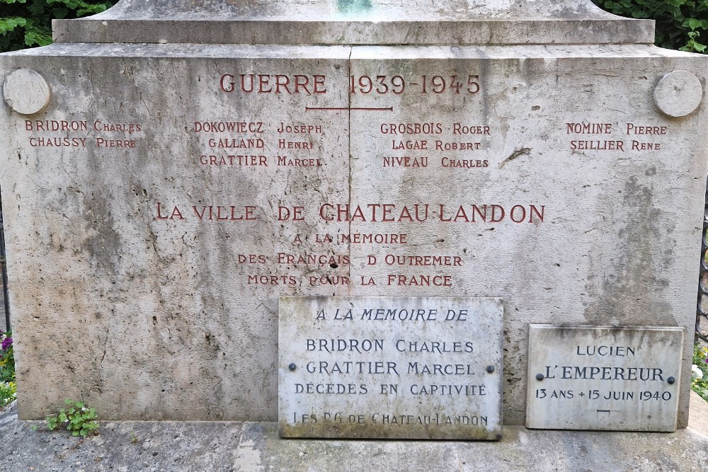 Oorlogsmonument Château-Landon #3