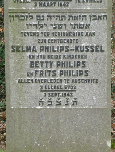 Herdenkingstekst Joodse Begraafplaats #2