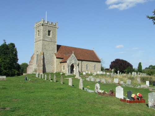 Commonwealth War Graves Creeting St. Mary Churchyard #1