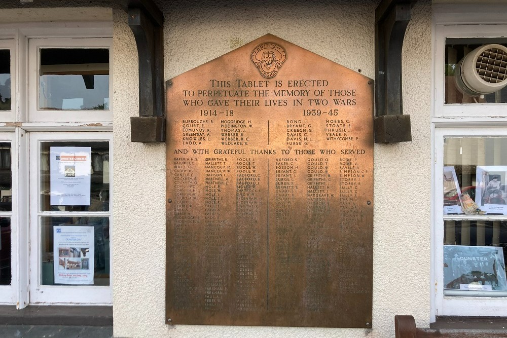 War Monument Dunster #1