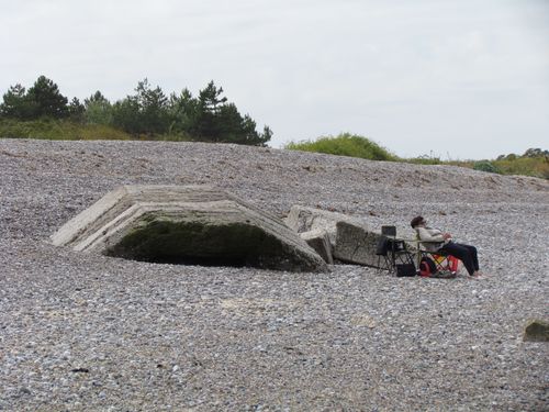 Remnants German Bunker Le Hourdel