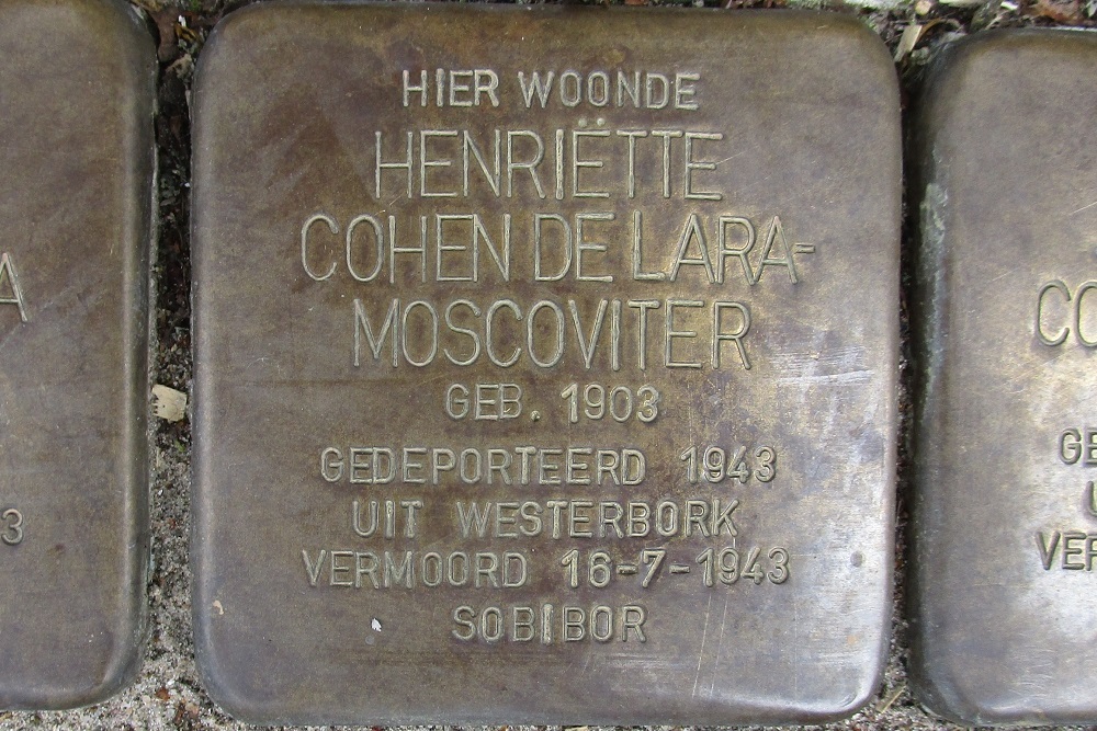 Stolpersteine Kromme Mijdrechtstraat 77 #3