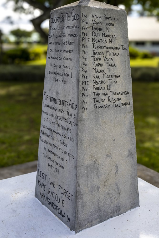 War Memorial Atiu #3