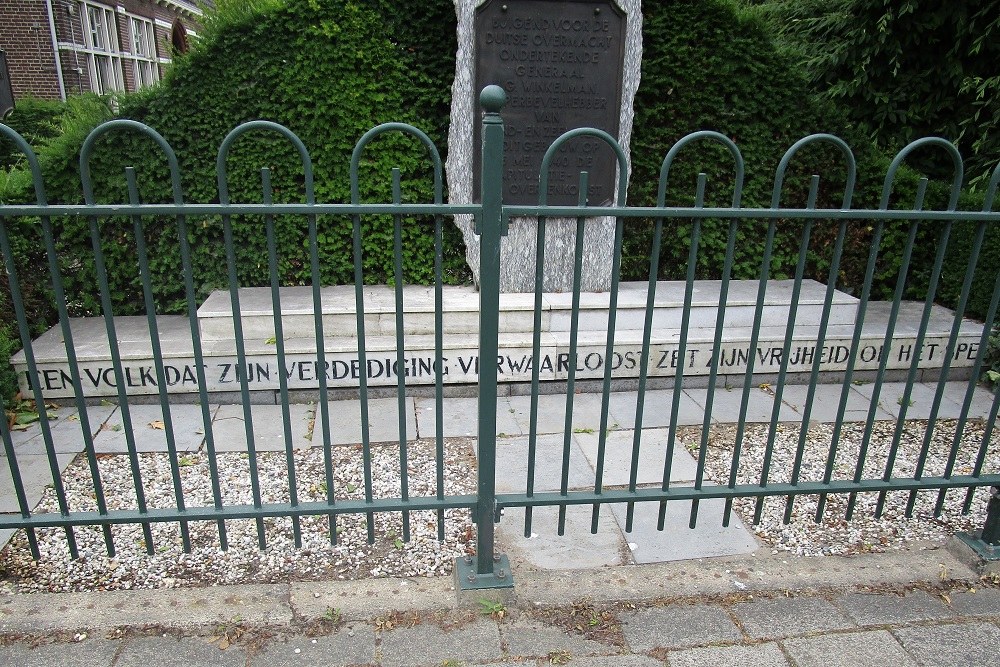 Nederlands Capitulatiemonument Ridderkerk