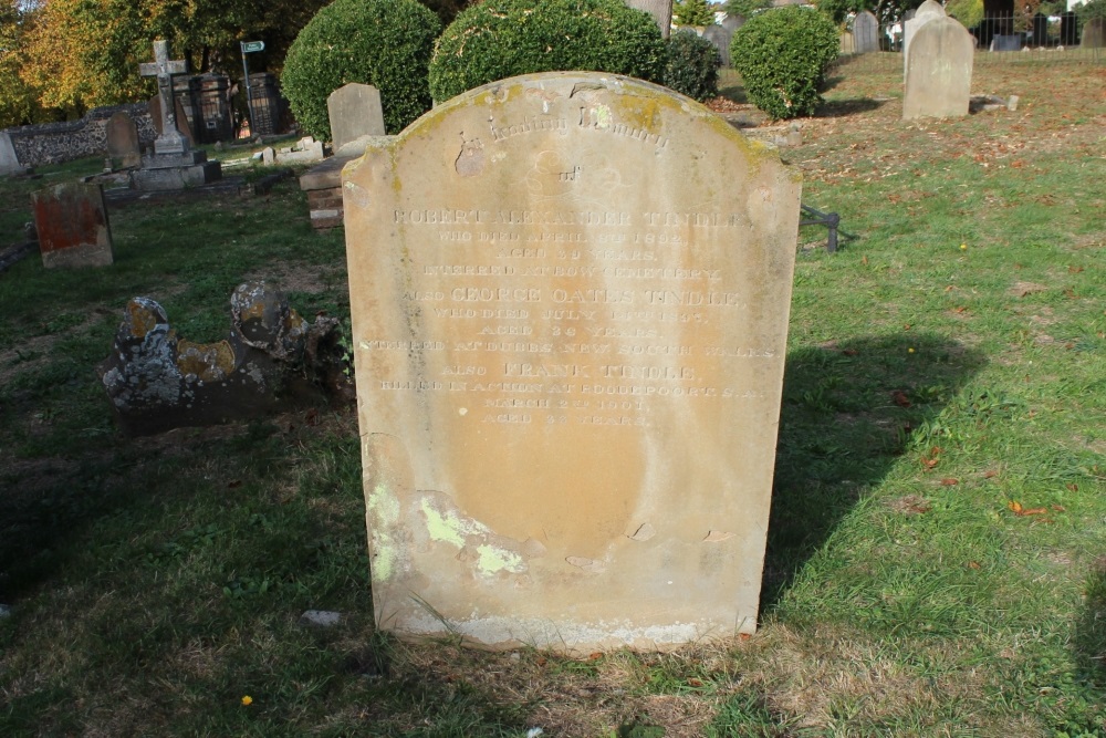 Symbolic Headstone Trindle-family