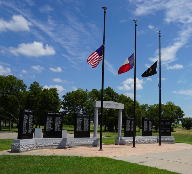 Oorlogsmonument Hunt County #1