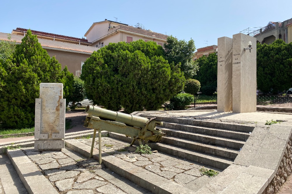 Italiaans oorlogsmonument Aquedolci