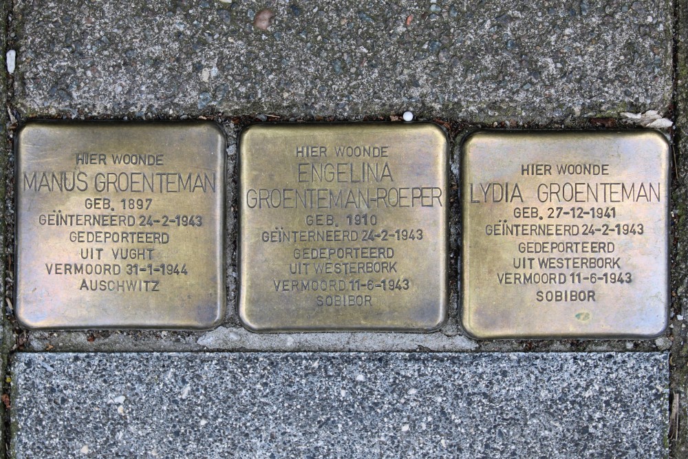 Stolpersteine Plantage Middenlaan 14