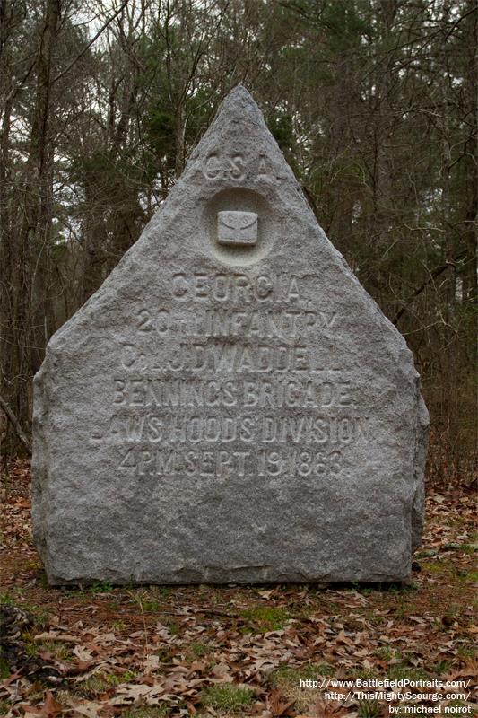 20th Georgia Infantry Monument #1