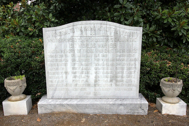 World War I Memorial Floyd County #1