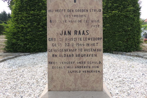Symbolic Dutch War Grave Lewedorp #2