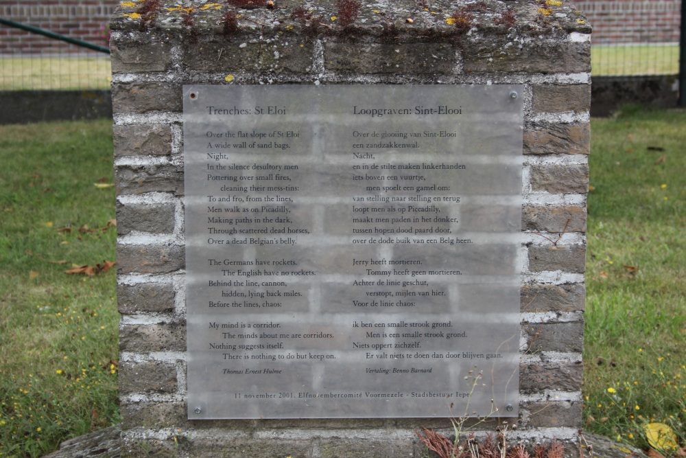 Memorial Battle Of The Mines Battle Sint-Elooi #4