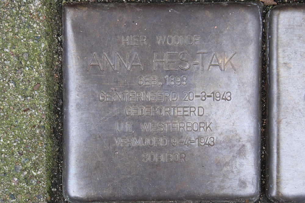 Stolpersteine Tweede Jan Steenstraat 63 #2