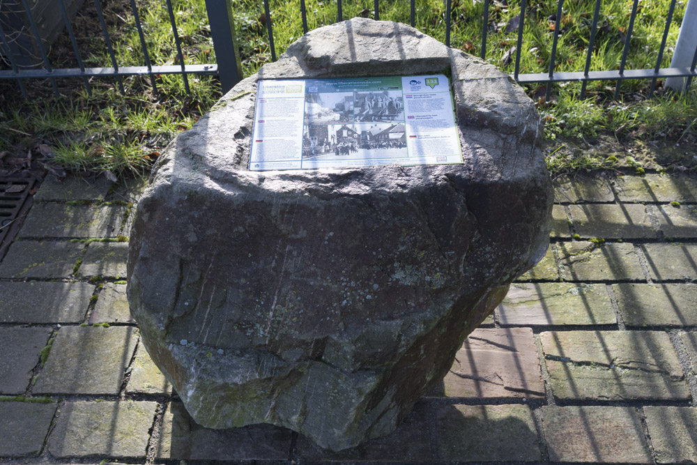 Liberation Route Marker 131: Liberated by two paratroopers #3