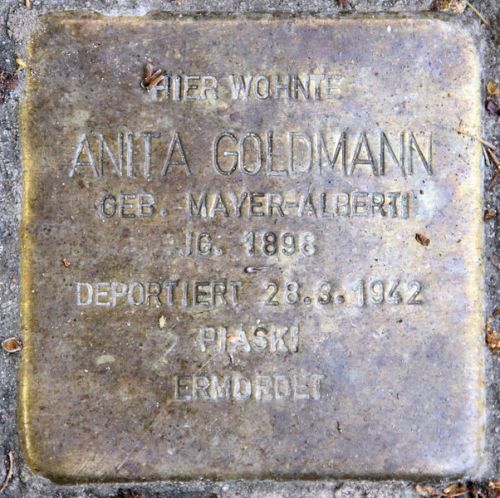 Stolpersteine Schellendorffstrae 31 #1