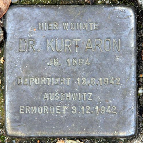 Stolperstein Marschnerstrae 38 #1