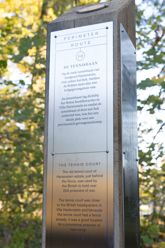 Perimeter Route Marker 10: The Tennis Court #2