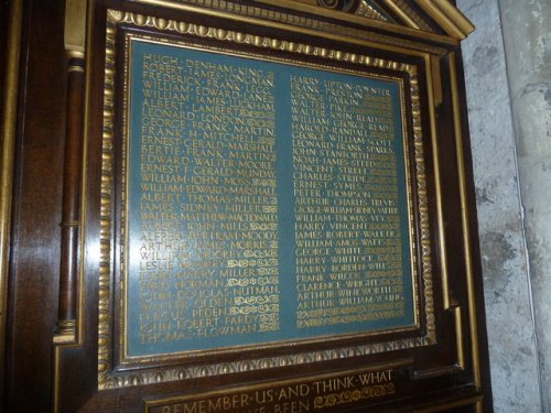 Oorlogsmonument Christchurch Priory Church Christchurch #2