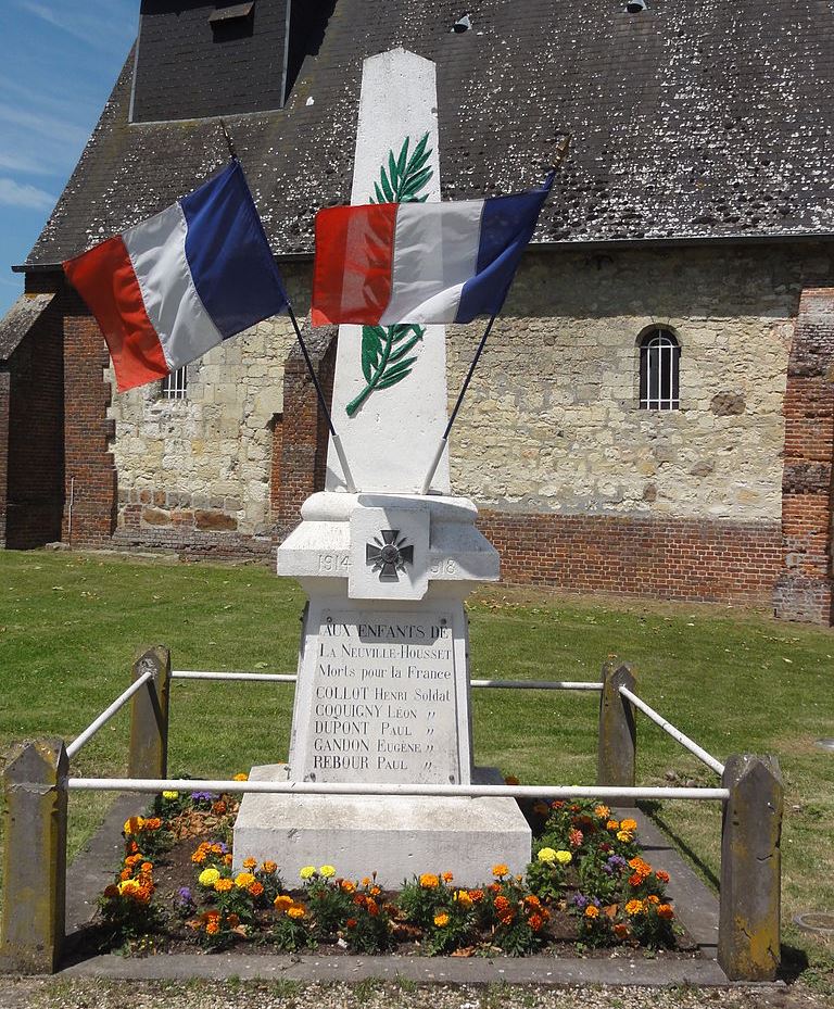 Oorlogsmonument La Neuville-Housset #1