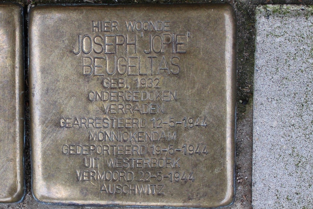 Stolpersteine President Brandstraat 100-116 (voorheen 26) #3