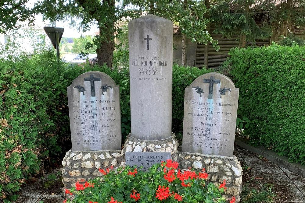 Oorlogsmonument Hnningen St Vith