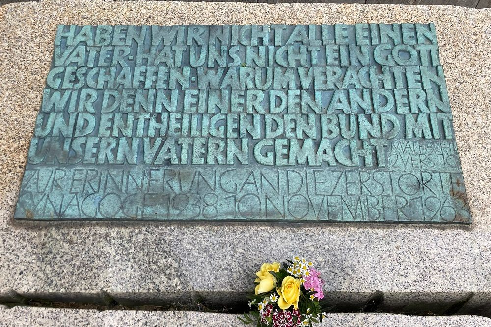 Memorial Former Synagogue Detmold #4