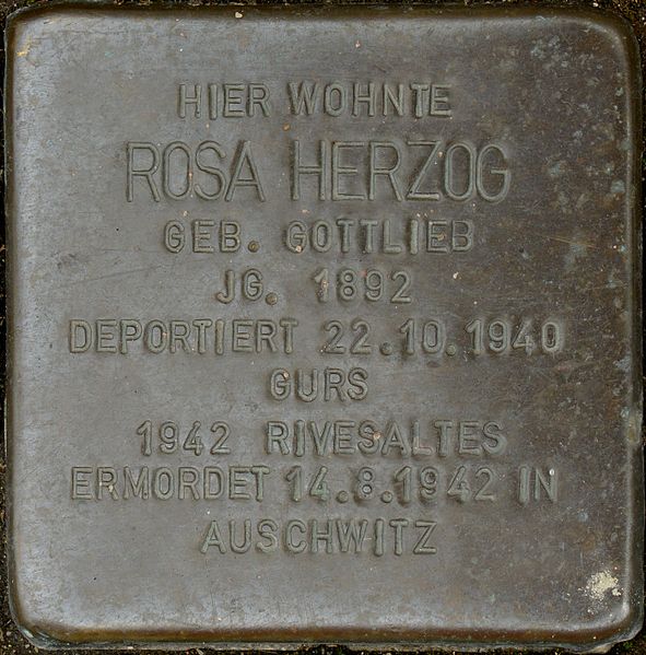 Stolpersteine Judengasse 1 #2