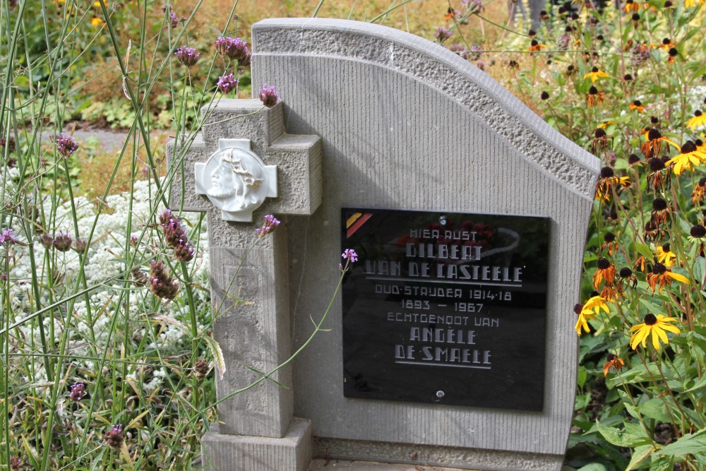 Belgische Graven Oudstrijders Scheldewindeke Kerkhof #5