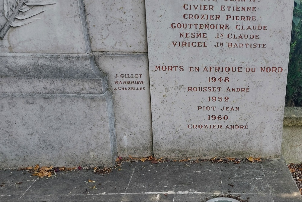 Oorlogsmonument Grézieu-le-Marché #4
