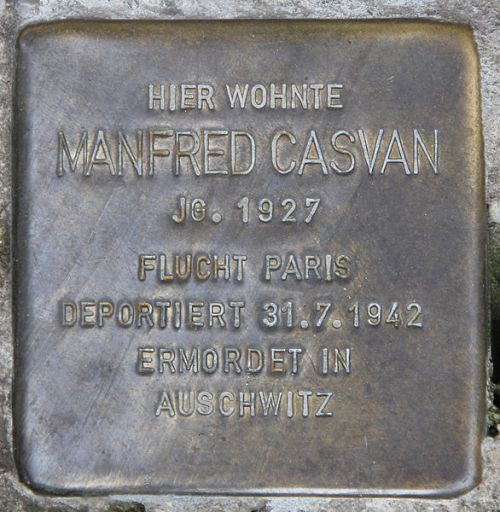 Stolpersteine Courbièrestraße 5 #4