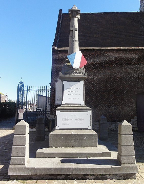 Monument Frans-Duitse Oorlog Flines-lez-Raches #1