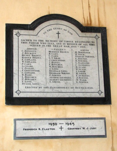 War Memorial St Peter Church