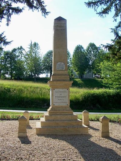 War Memorial Pondaurat