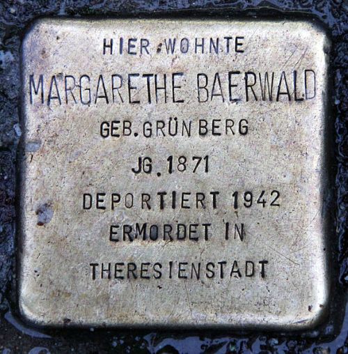 Stolpersteine Drpfeldstrae 23 #1