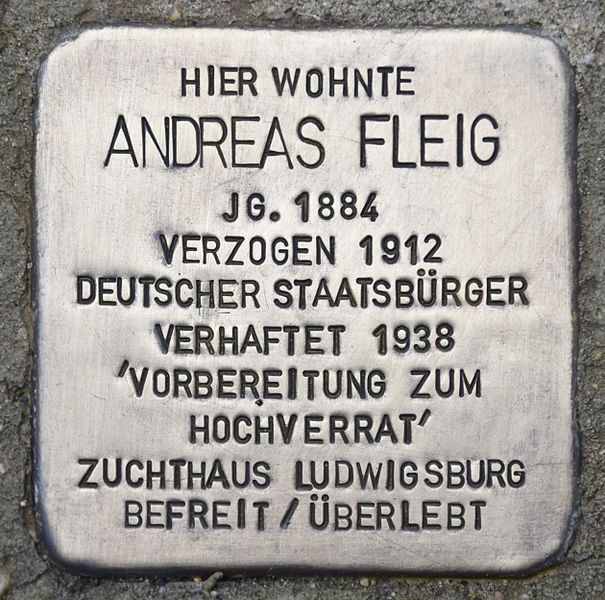 Stumbling Stones Schäflerstrasse 7-11 #2