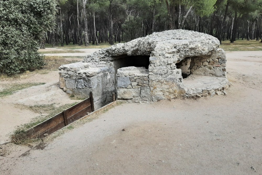 Remains Bunker Spanish Civil War Dehesa de Navalcarbón
